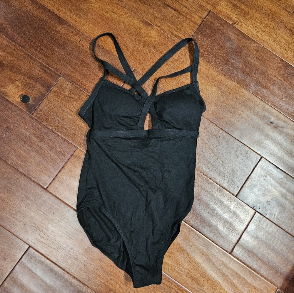 Black ballet leotard/bodysuit